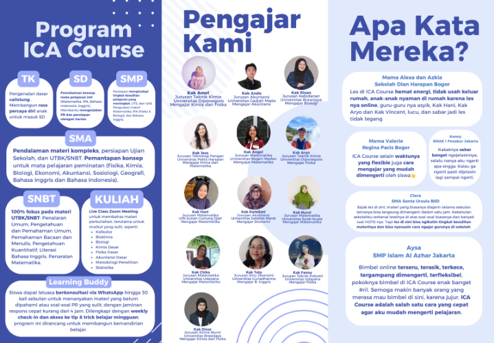Informasi Program ICA Course