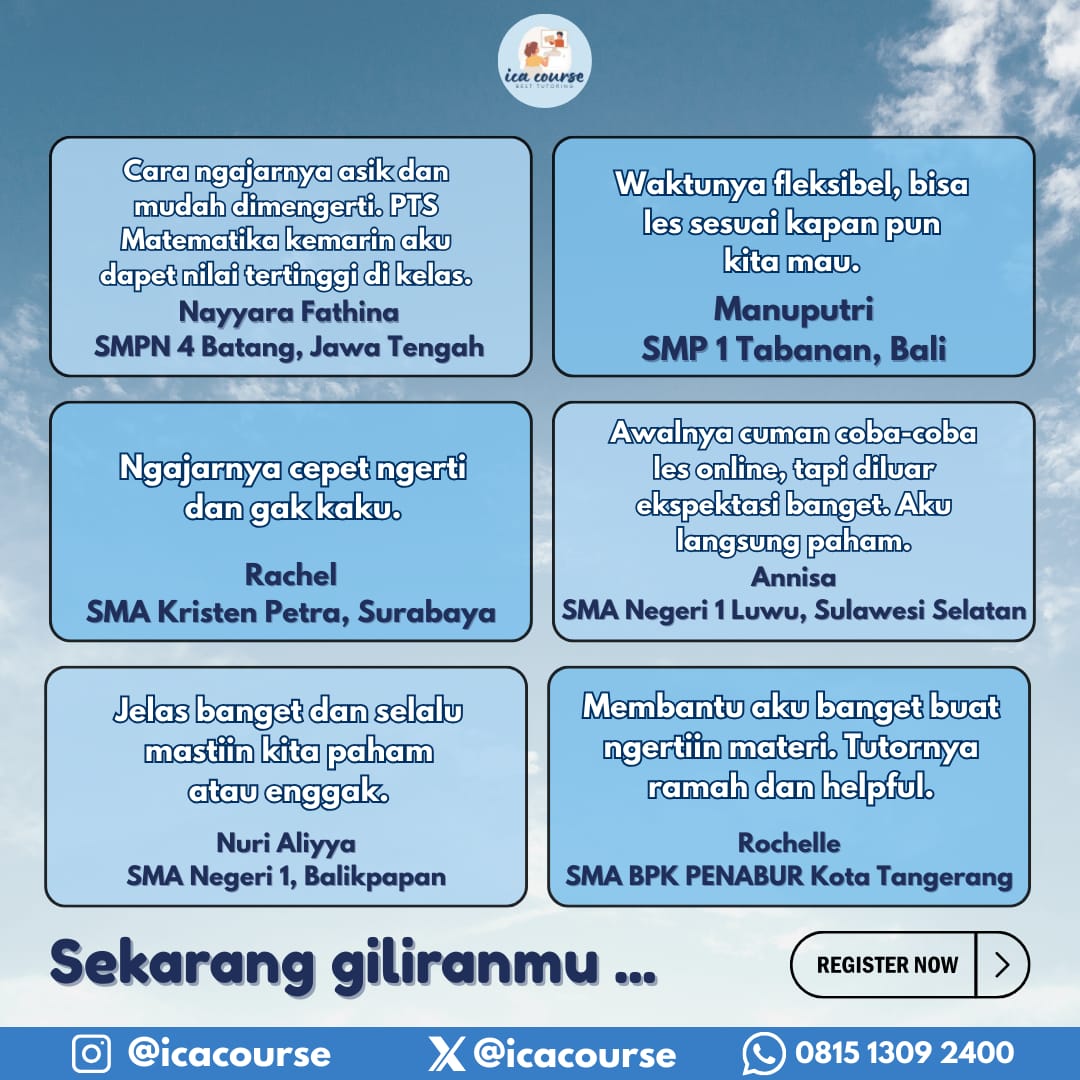 Informasi Program ICA Course